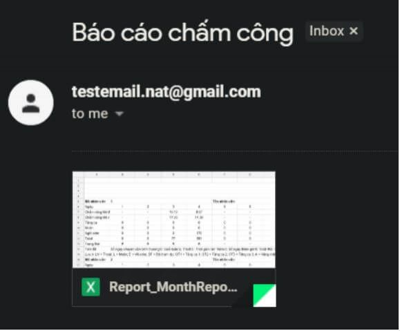 Cấu hình mail trong phần mềm