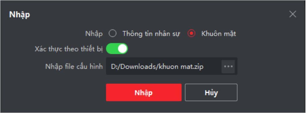 Nhập xuất dữ liệu người dùng hàng loạt