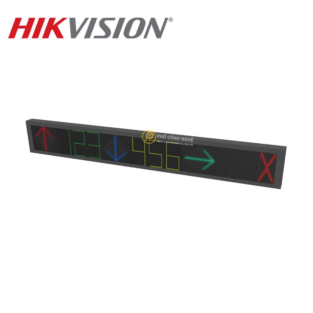 Bảng led hướng dẫn chỉ đậu xe Hikvision DS-TVL121-9-5D