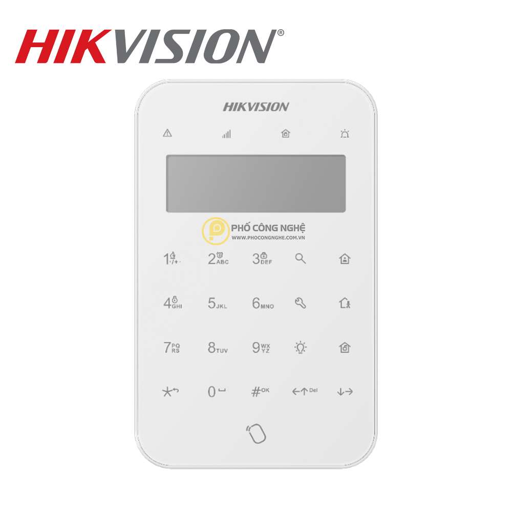 Bàn phím lập trình không dây Hikvision DS-PK1-LT-WB