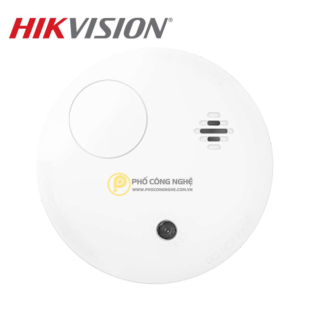 Cảm biến khói không dây Hikvision DS-PDSMK-E-WB