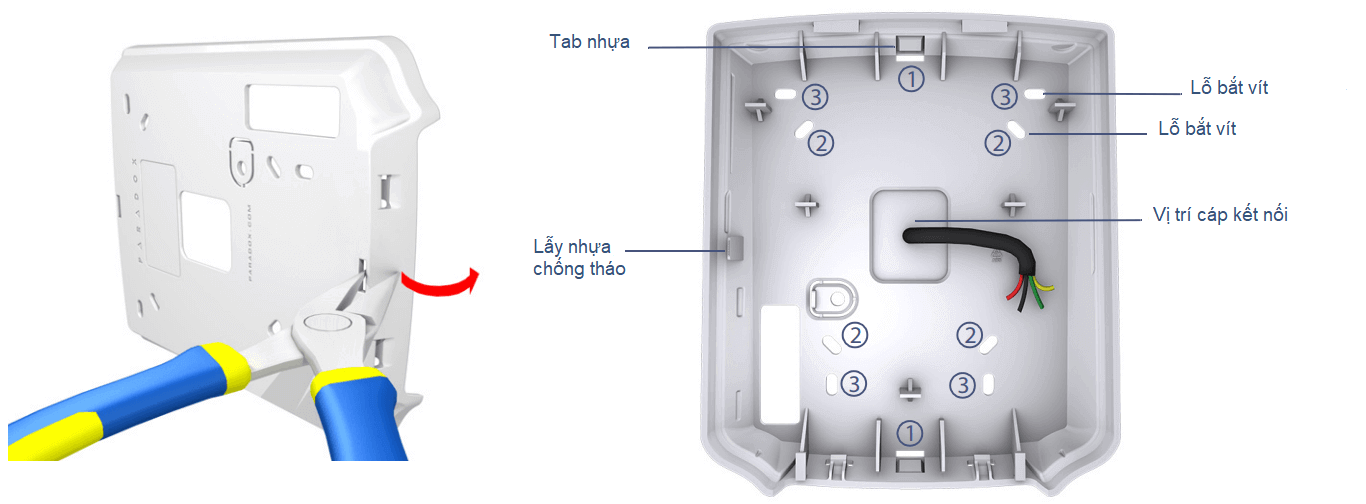 Cách lắp đặt bàn phím Paradox K641