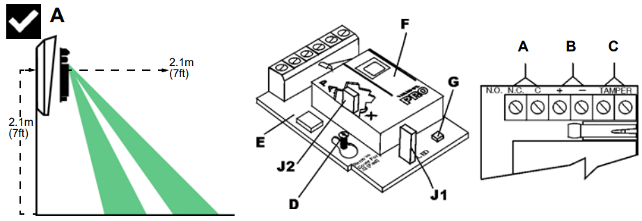 Cảm biến hồng ngoại chống súc vật Paradox 476PET