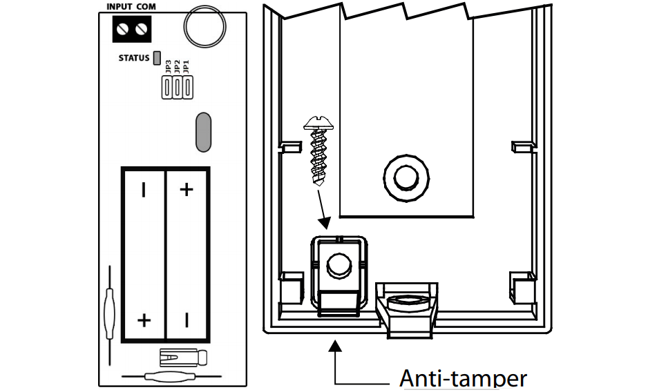 Mô tả chi tiết Cảm biến từ cửa Paradox DCT10