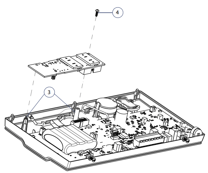 Hướng dẫn lắp Module SIM Paradox GPRS14 vào tủ trung tâm MG6250