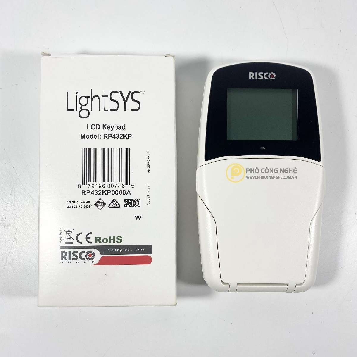 Bàn phím LCD cho tủ báo động Risco Lightsys RP432KP
