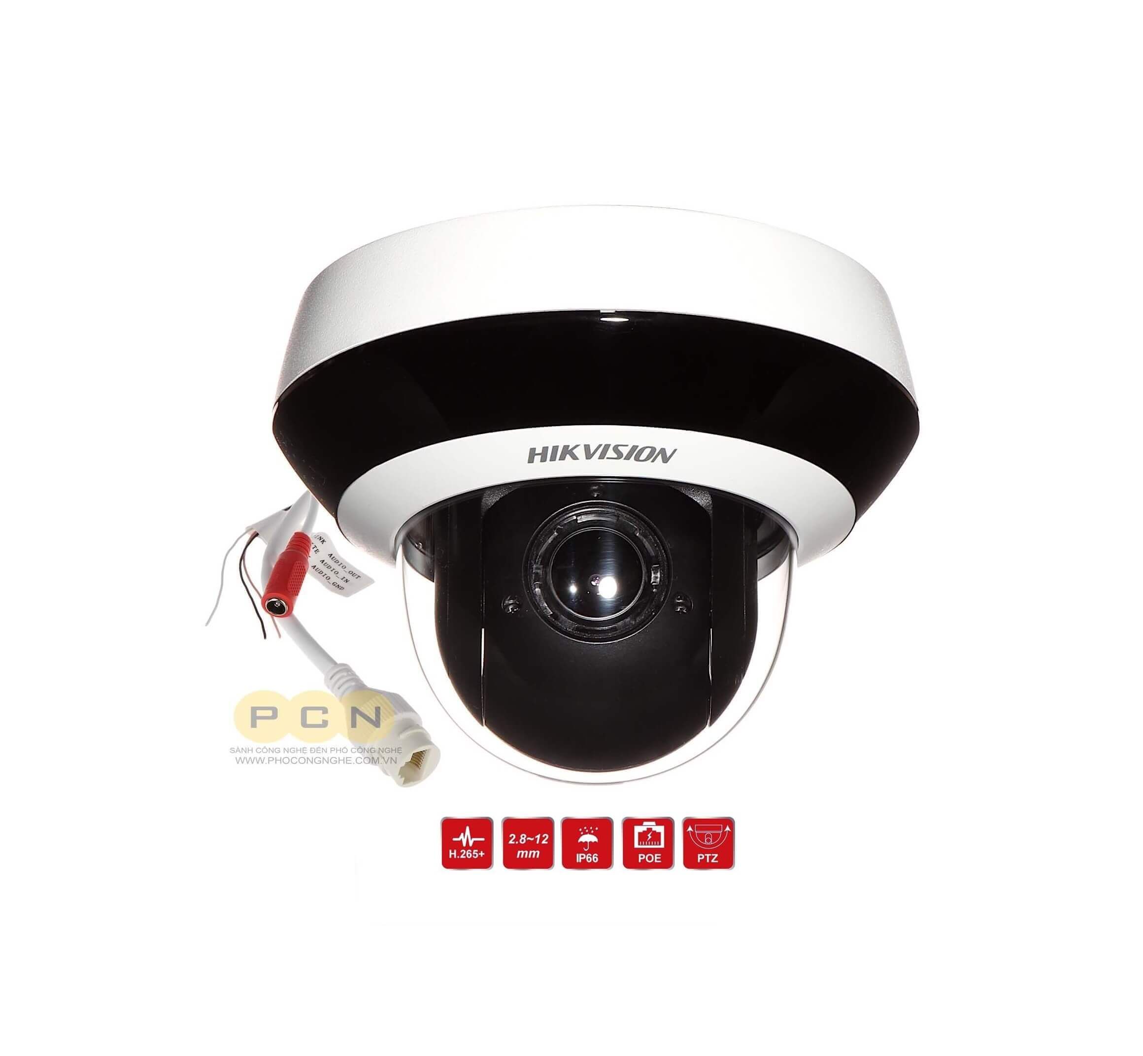 Camera IP Speed dome 2MP HIKvision DS-2DE2A204IW-DE3 hồng ngoại 20M