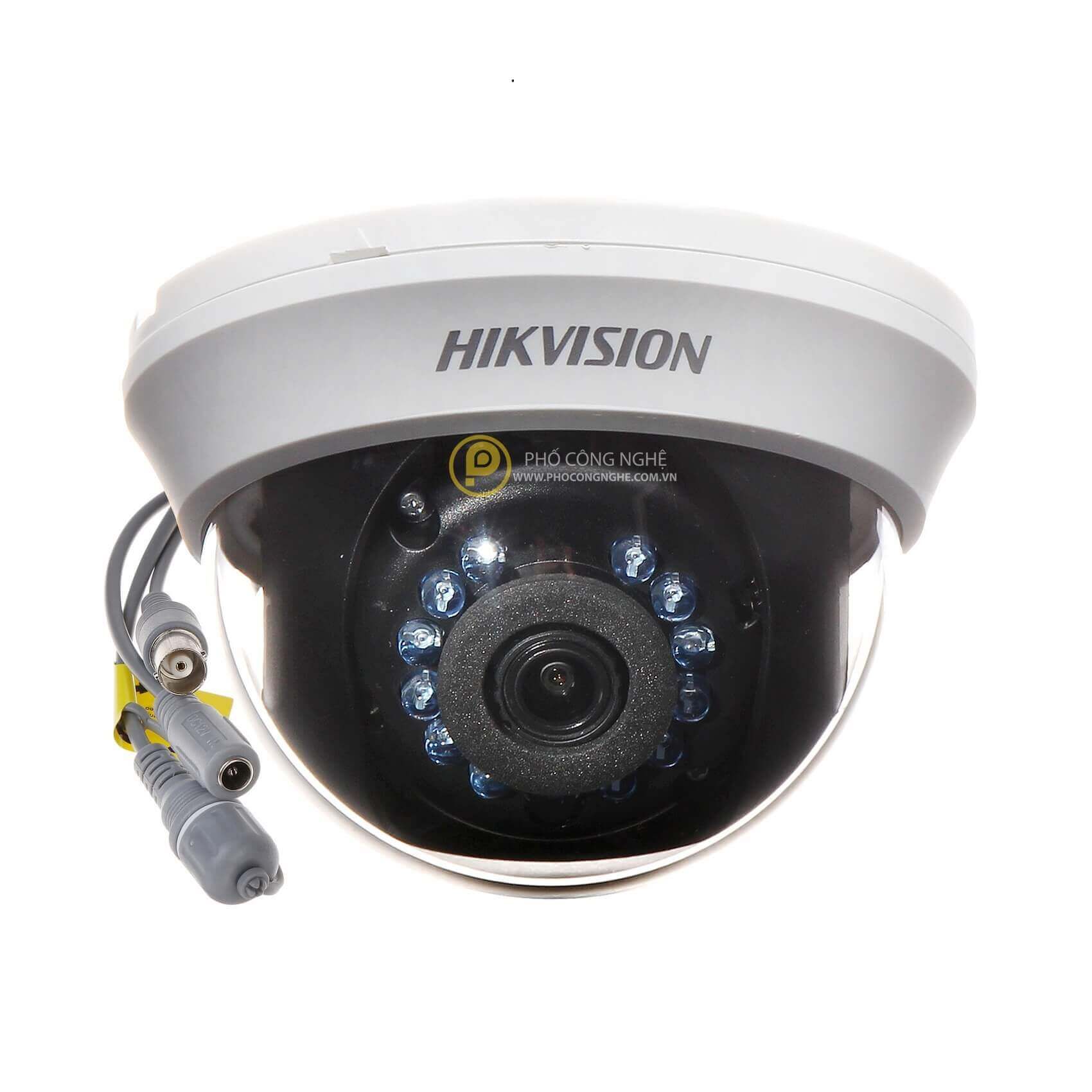 Camera bán cầu 5MP Hikvision DS-2CE56H0T-IRMMF