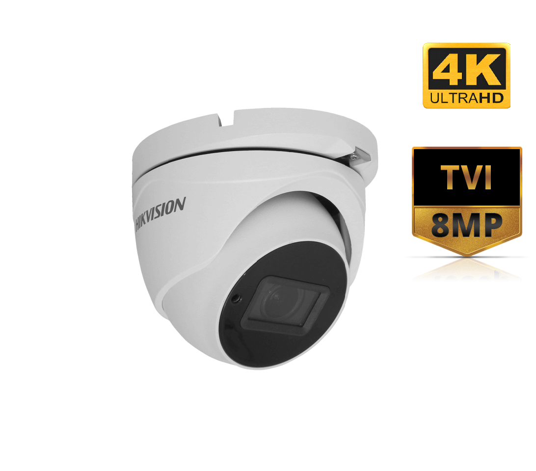 Camera HDTVI Dome 8MP Hikvision DS-2CE79U1T-IT3ZF