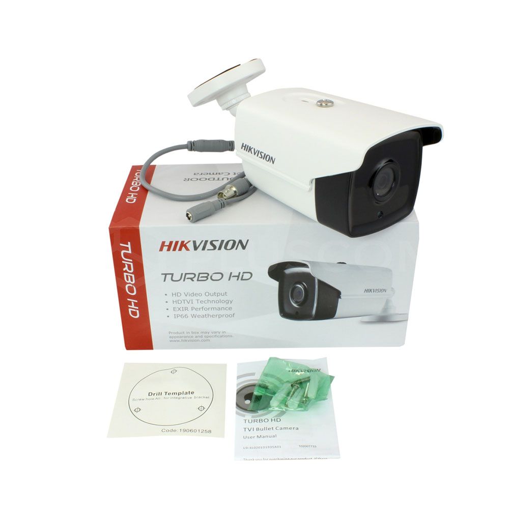 Camera HD-TVI hình trụ hồng ngoại 40m ngoài trời 3MP HIKvision DS-2CE16F1T-IT3