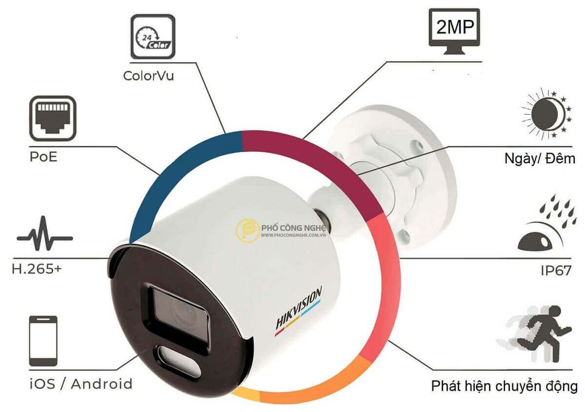 Camera Hikvision DS-2CD1027G0-LUF