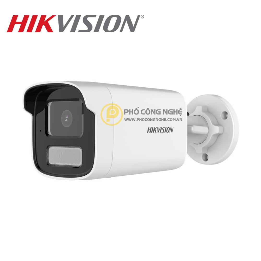 Camera IP thân trụ 2MP Hikvision DS-2CD1T23G2-LIUF