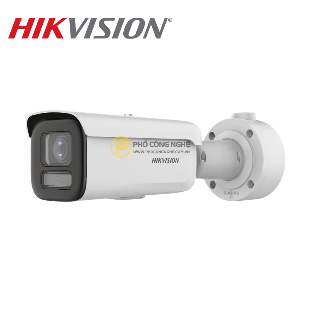 Camera IP thân trụ ColorVu 4MP Hikvision DS-2CD3647G2T-LZS