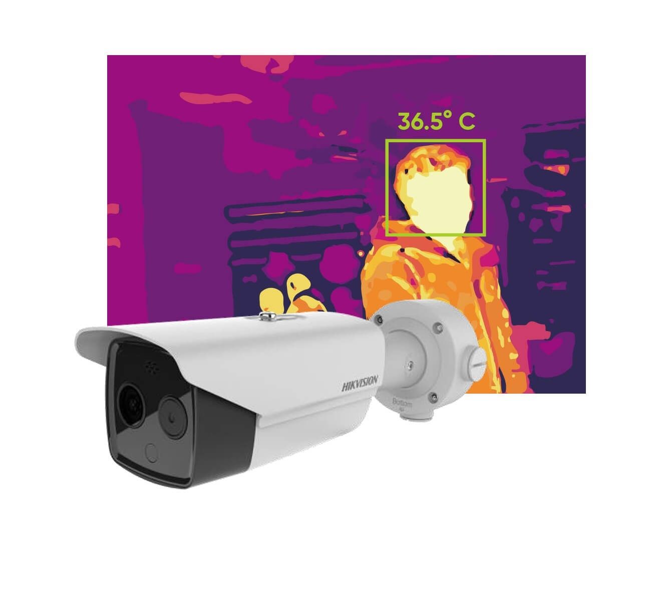 Camera IP bullet đo thân nhiệt Hikvision DS-2TD2637B-10/P