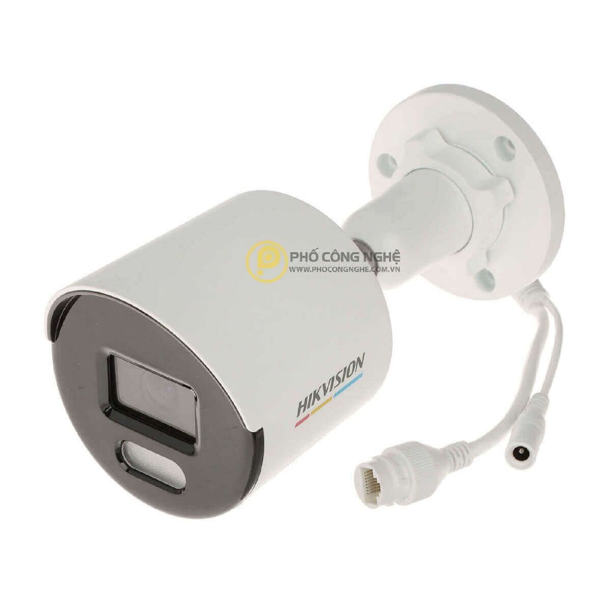 Camera IP thân trụ ColorVu 4MP Hikvision DS-2CD1047G2-LUF