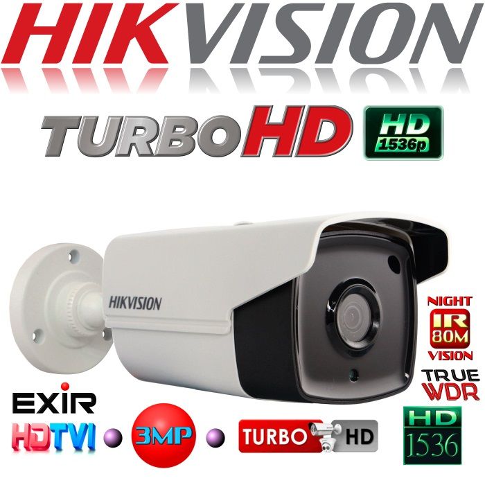 Camera HD-TVI hình trụ hồng ngoại 3MP HIKvision DS-2CE16F7T-IT5