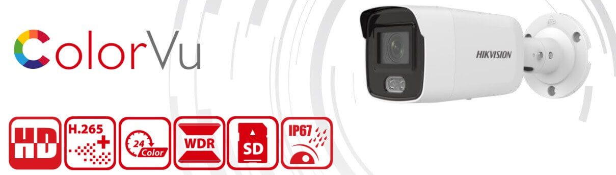 Camera IP ColorVu thân trụ 2MP HIKvision DS-2CD2027G1-L