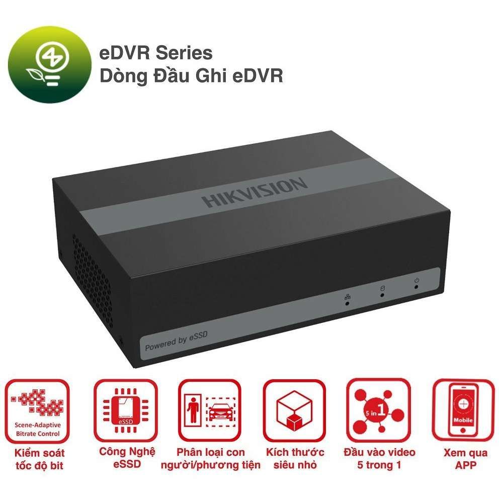 Đầu ghi hình 4 kênh Hikvision DS-E04HGHI-B