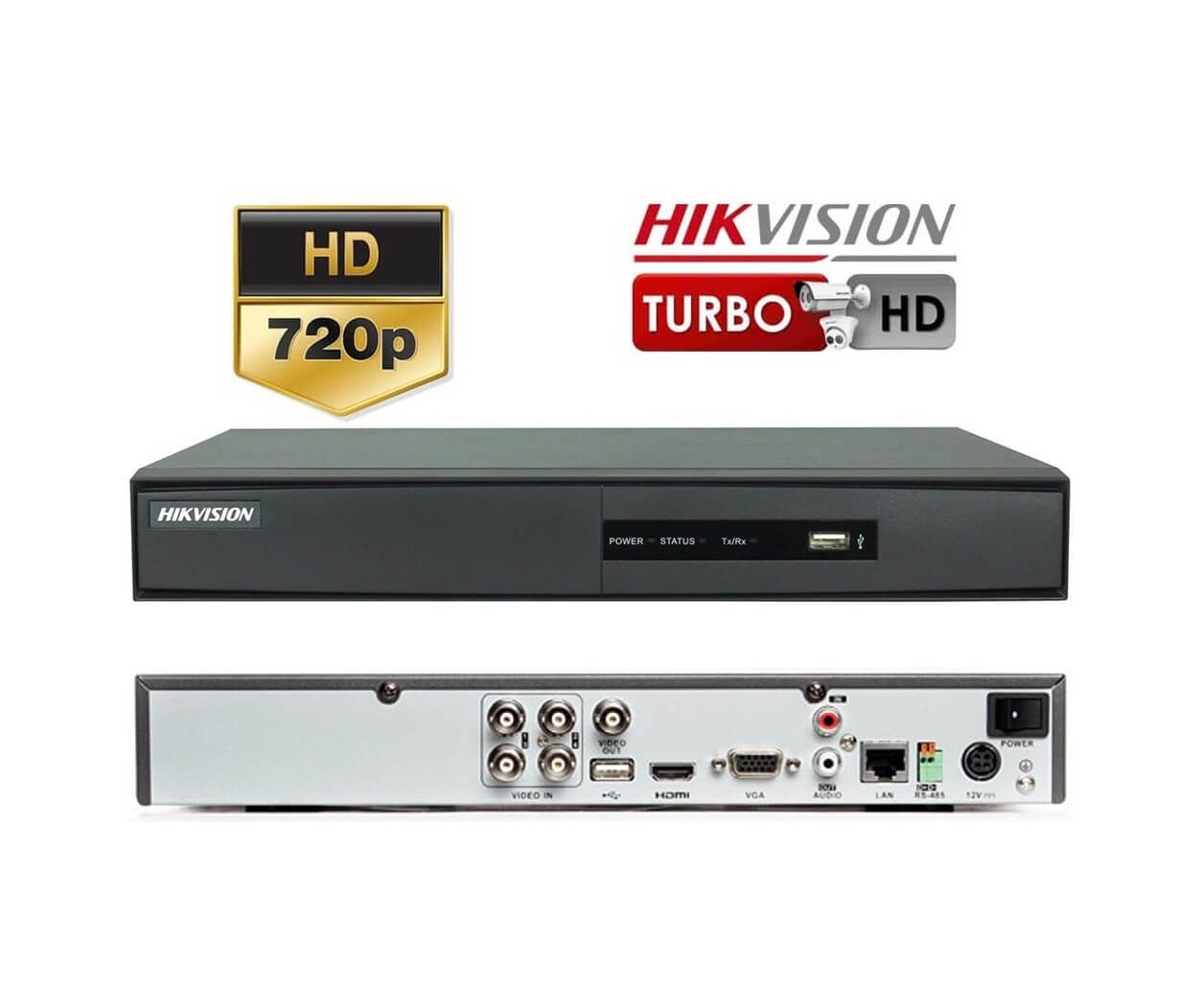 Đầu ghi hình 4 kênh TURBO 3.0 Hikvision DS-7204HGHI-F1