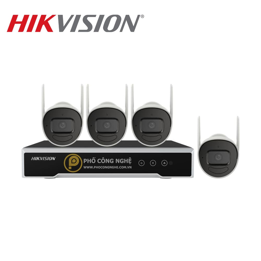 Bộ Kit wifi 4 camera Hikvision NK42W0H-1T(WD)(D)