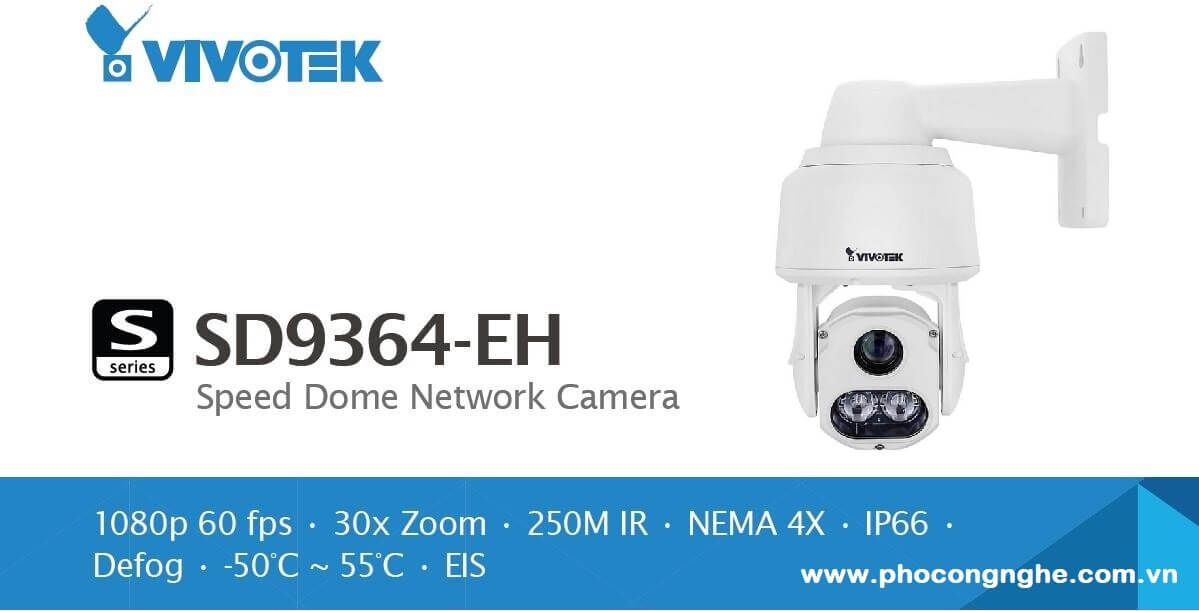 Camera IP speed dome 2MP Vivotek SD9364-EH