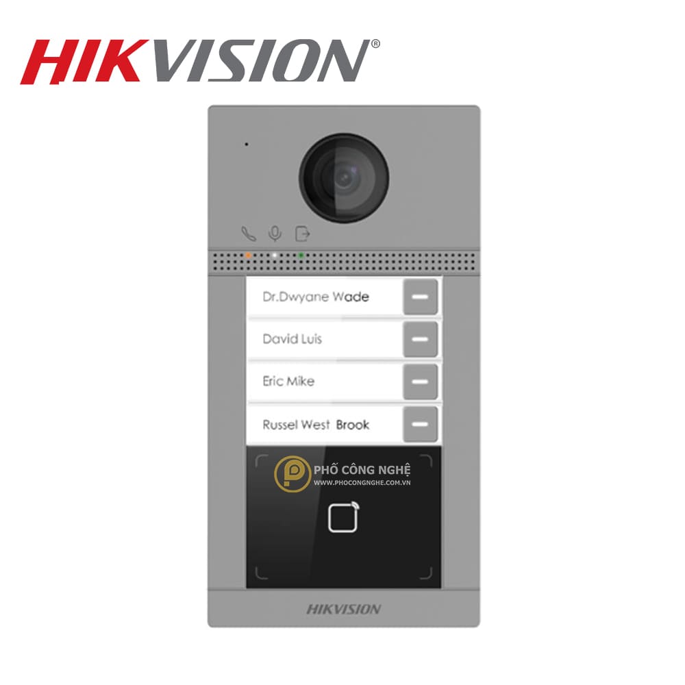 Camera chuông cửa IP Hikvision DS-KV8413-WME1(C)/Flush