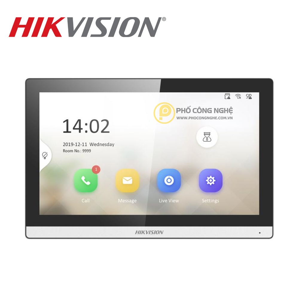Màn hình chuông cửa IP Hikvision DS-KH6350-WTE1