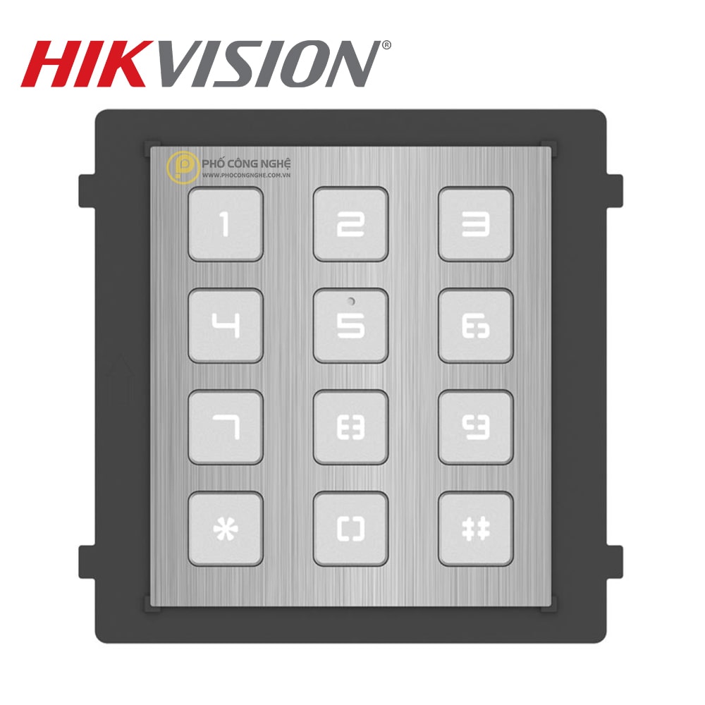 Module bàn phím số chuông cửa Hikvision DS-KD-KP/S