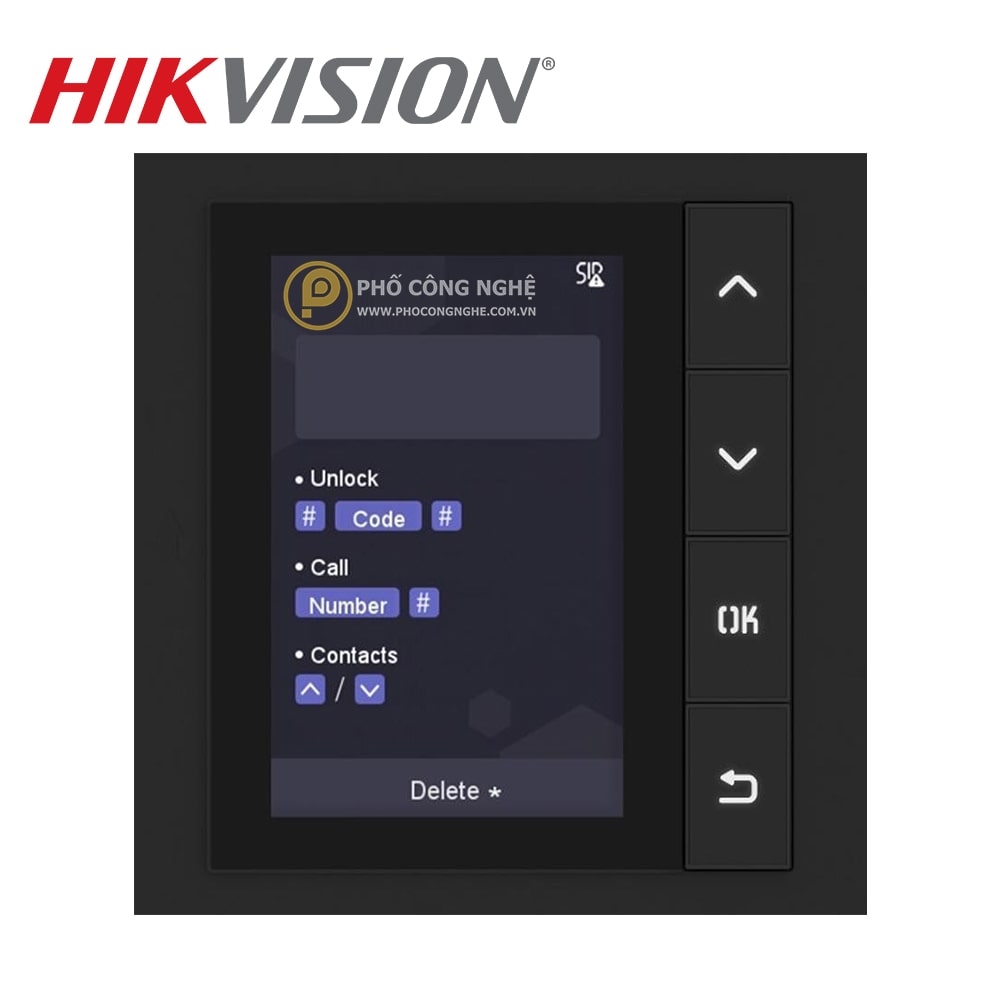 Module nút nhấn chuông hình Hikvision DS-KD-DIS