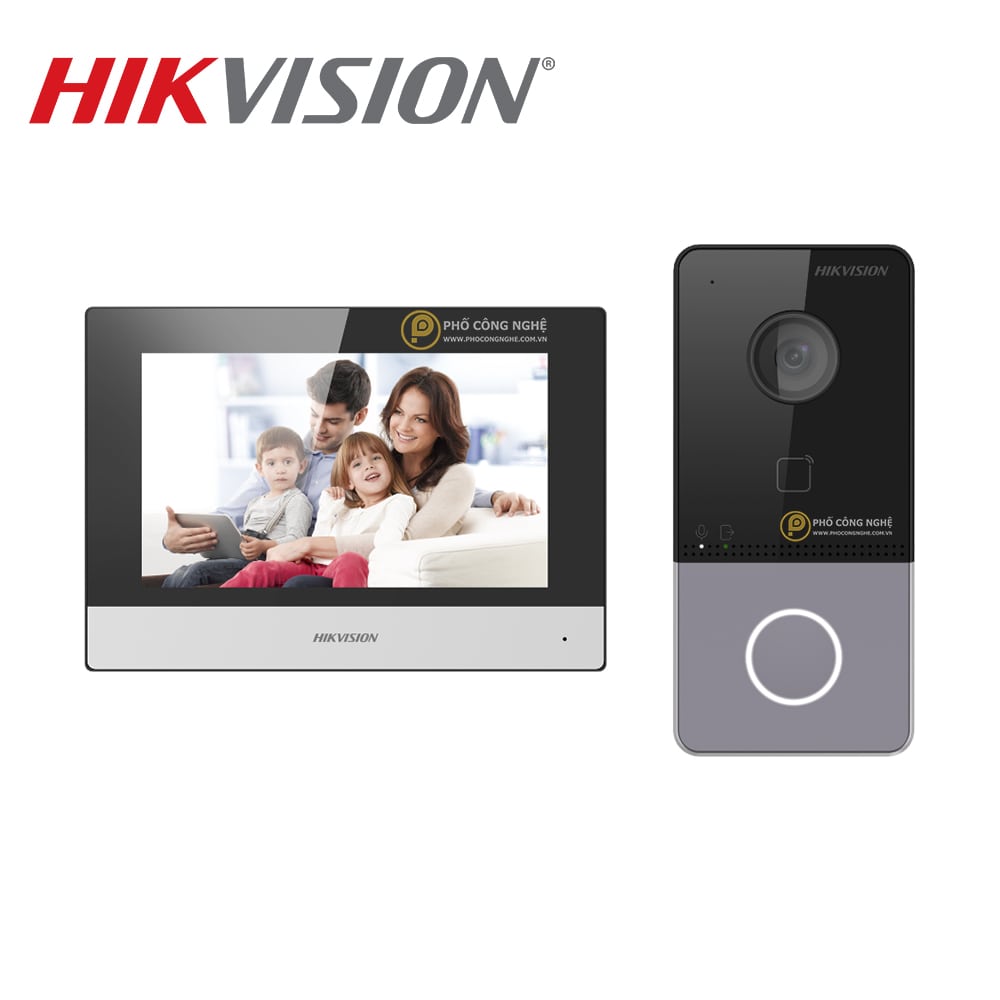 Bộ Kit chuông hình IP Hikvision DS-KIS603-P(C)