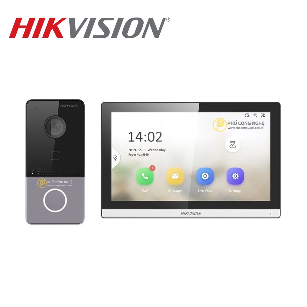 Bộ Kit chuông hình IP Hikvision DS-KIS607-S