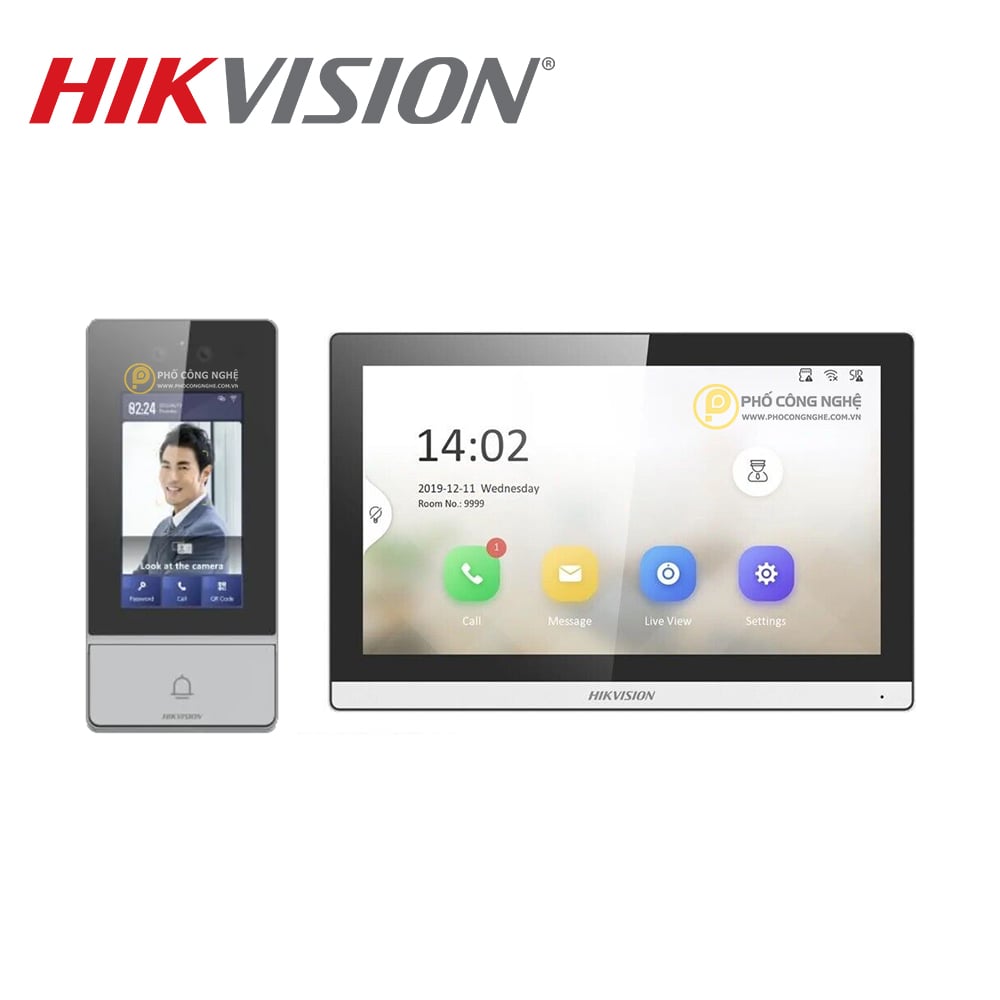 Bộ Kit chuông hình IP Hikvision DS-KIS902-S