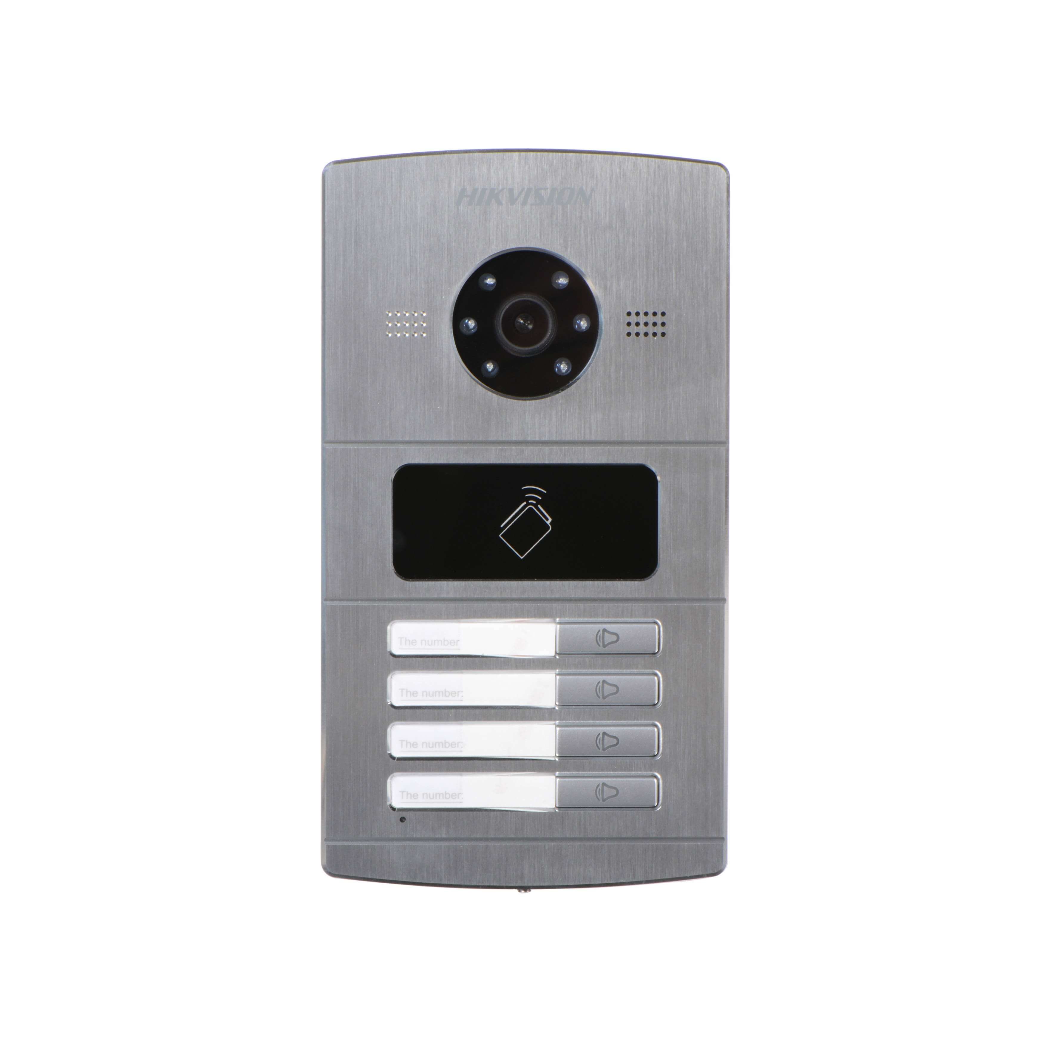 Camera chuông cửa IP Hikvision DS-KV8402-IM loại 4 nút bấm