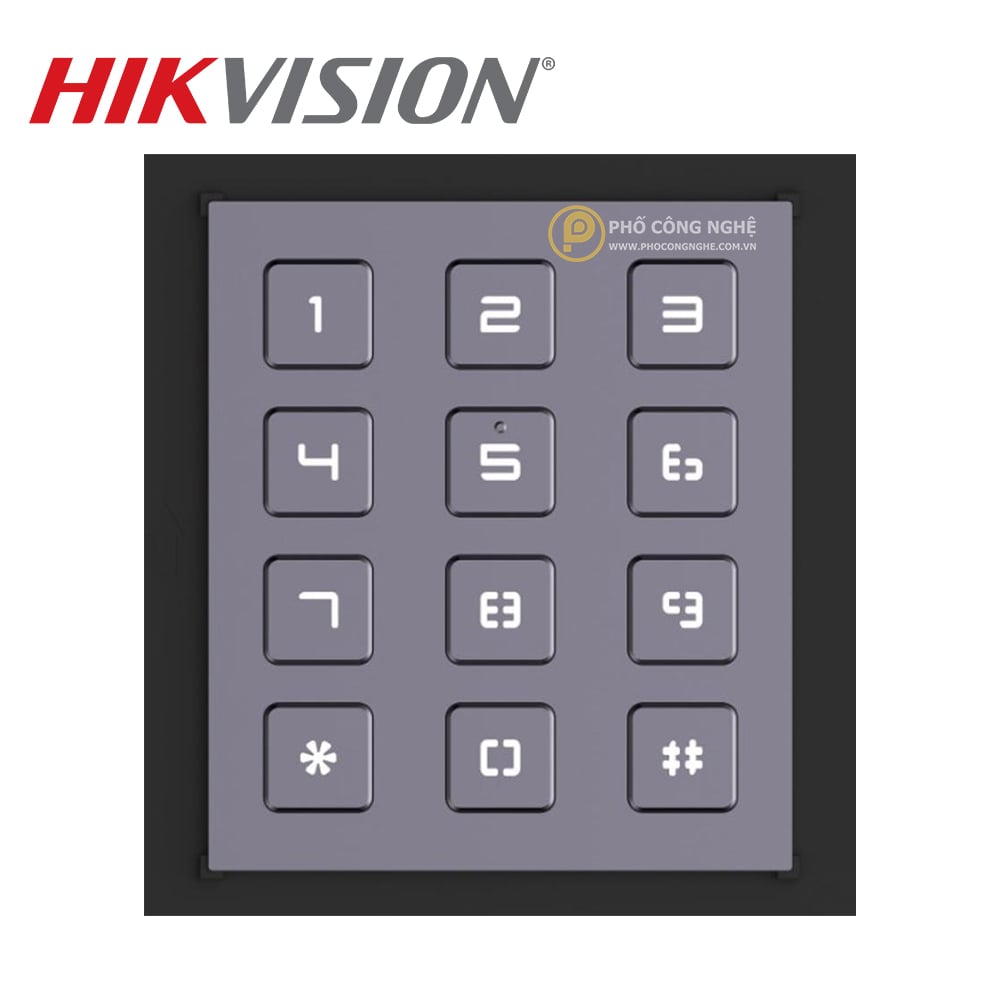 Module bàn phím số chuông cửa Hikvision DS-KD-KP