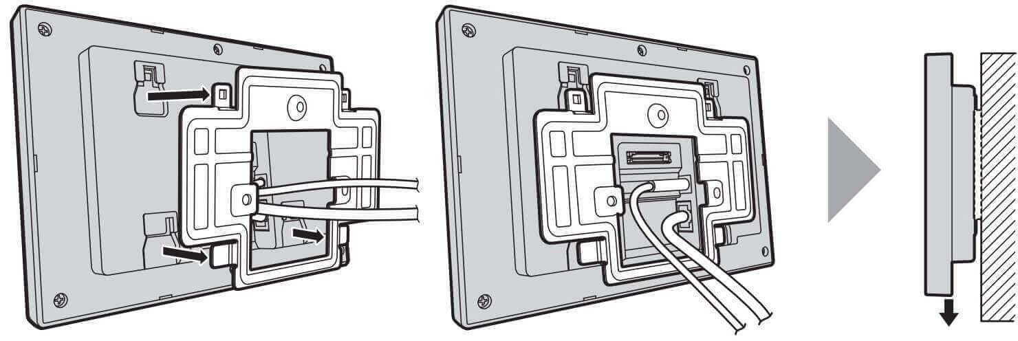 Hướng dẫn lắp đặt Màn hình Panasonic VL-MN1000