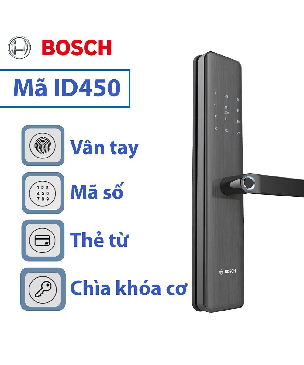 Khóa cửa điện tử Bosch ID450
