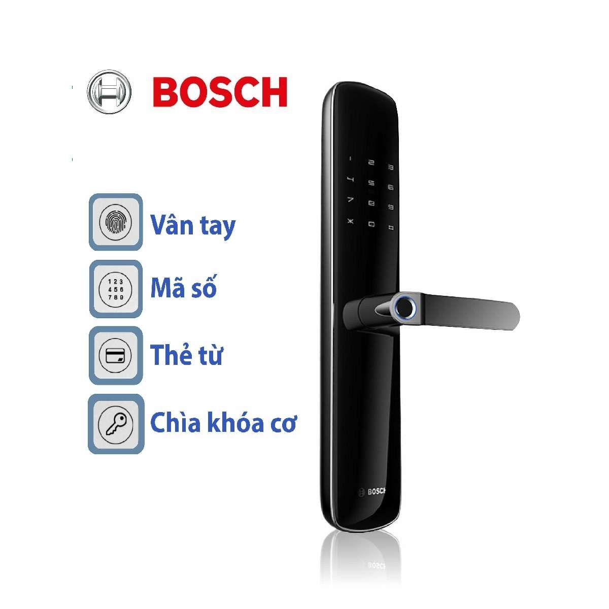 Khóa cửa vân tay Bosch ID60BK