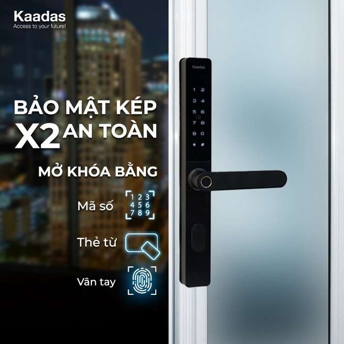 Khóa vân tay điện tử Kaadas S10-5W 