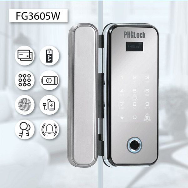 Khóa cửa kính PHGLock FG3605W