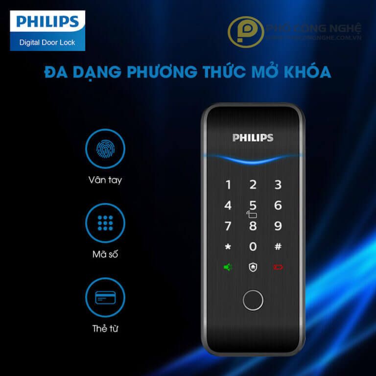 Nhiều phương thức mở khóa