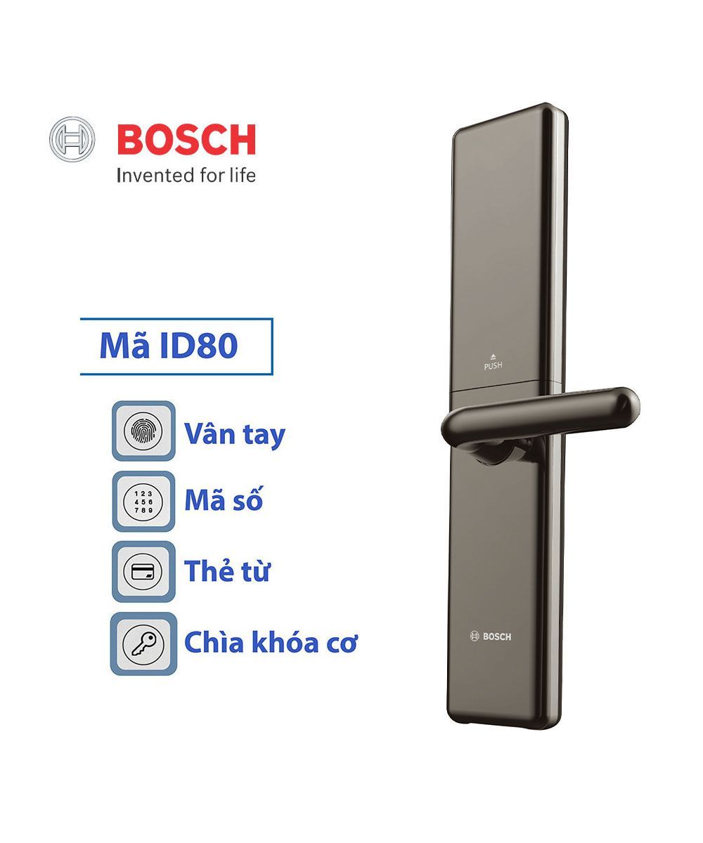 Khóa cửa điện tử Bosch ID80
