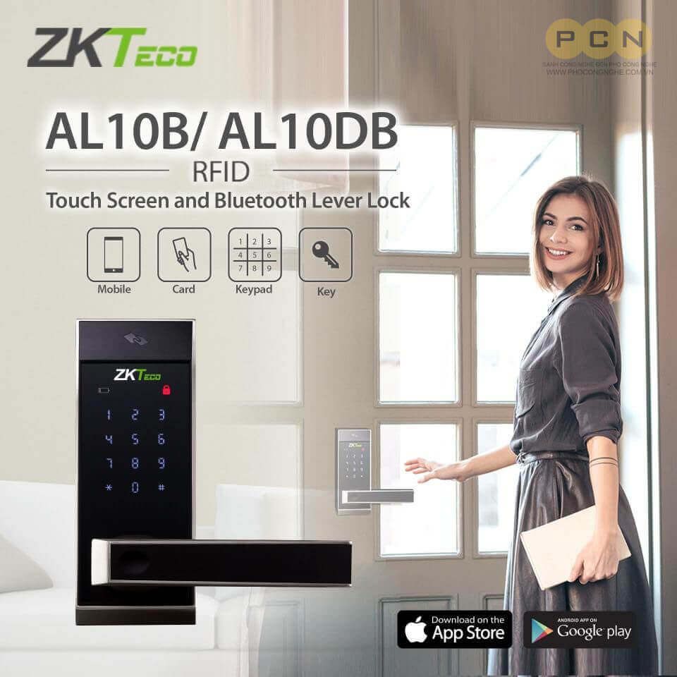 Khóa cửa điện tử ZKTeco AL10DB