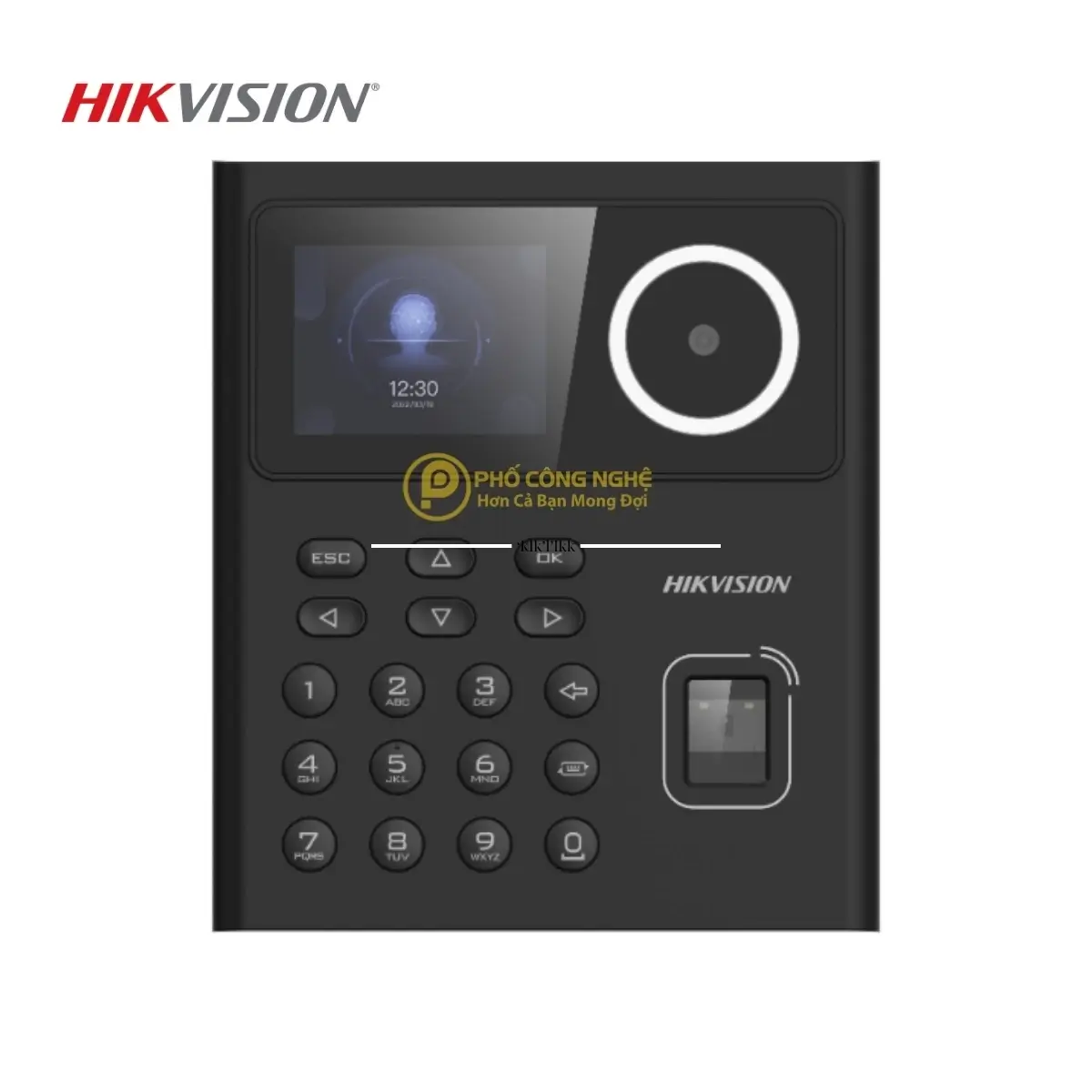 Máy chấm công khuôn mặt Hikvision DS-K1T320EFWX