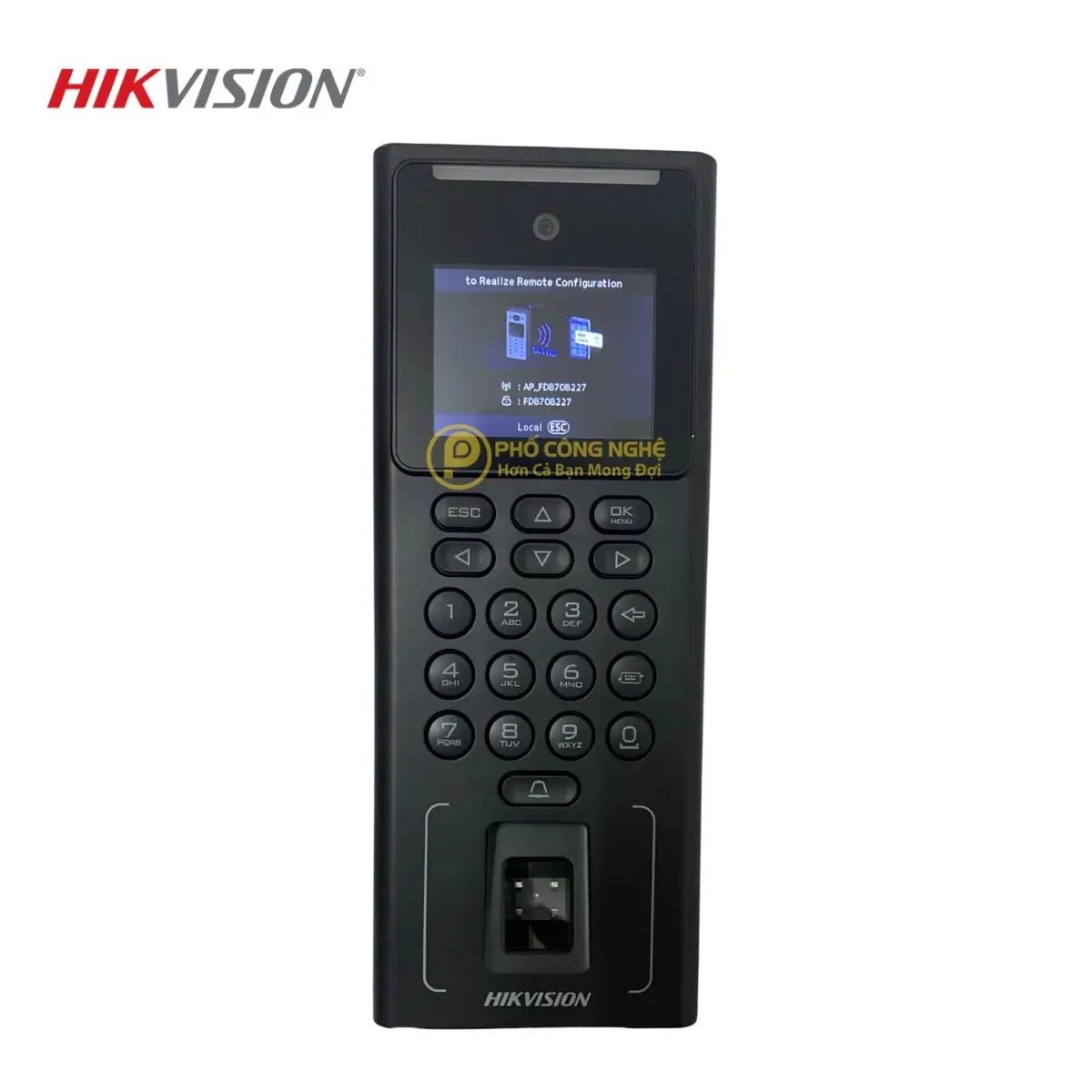 Máy chấm công khuôn mặt Hikvision DS-K1T321EFWX-B