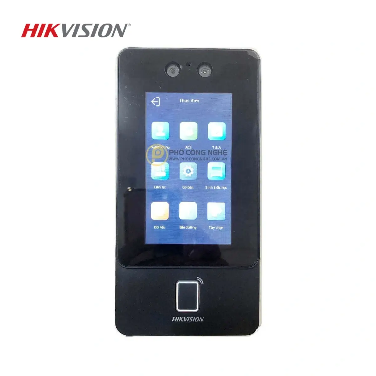 Máy chấm công khuôn mặt Hikvision DS-K1T342MFWX