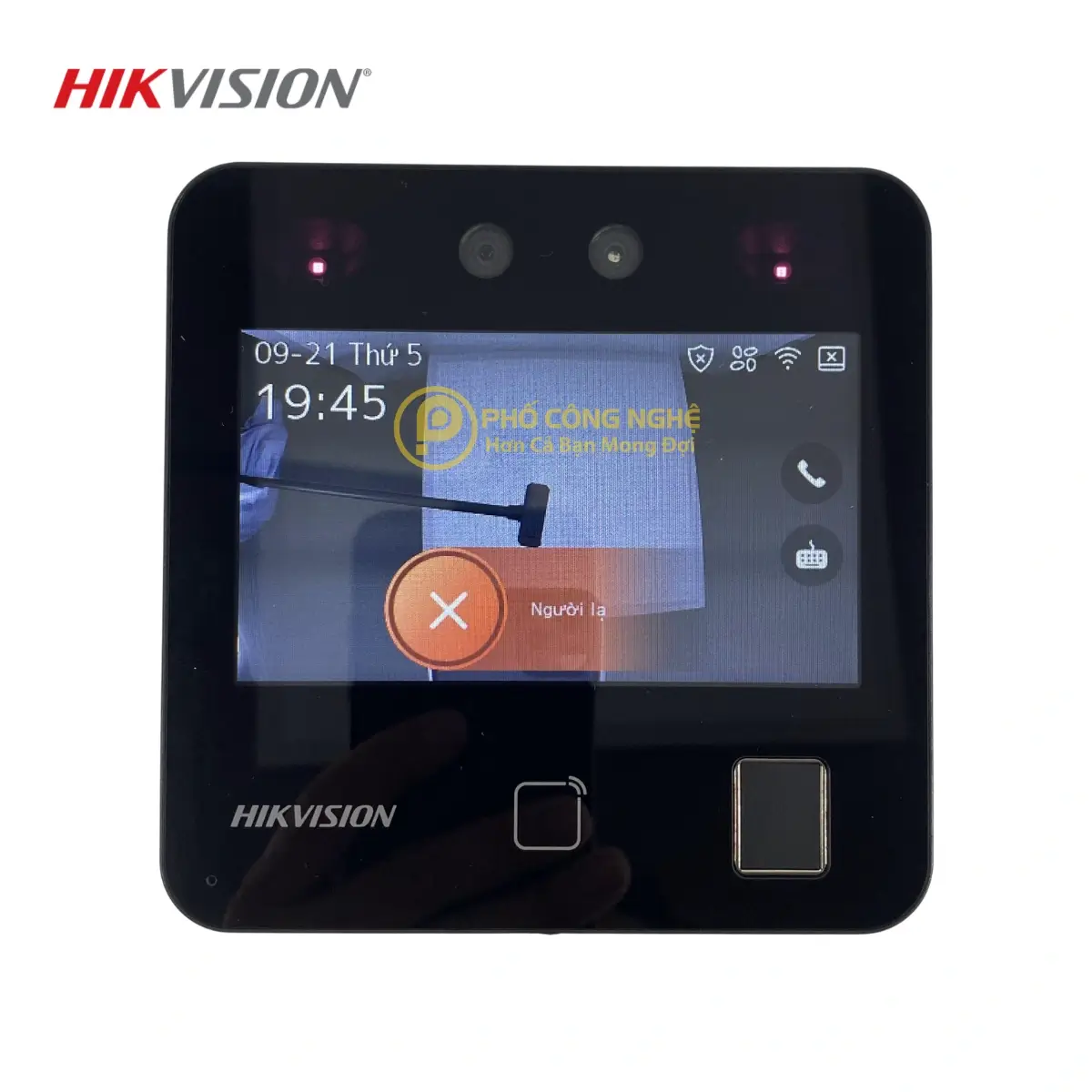 Máy chấm công khuôn mặt Hikvision DS-K1T343EFWX