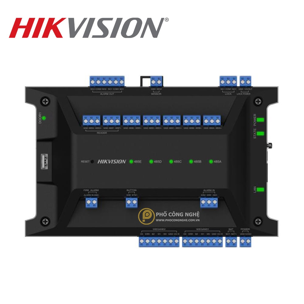 Bộ điều khiển trung tâm 1 cửa Hikvision DS-K2701X(P)