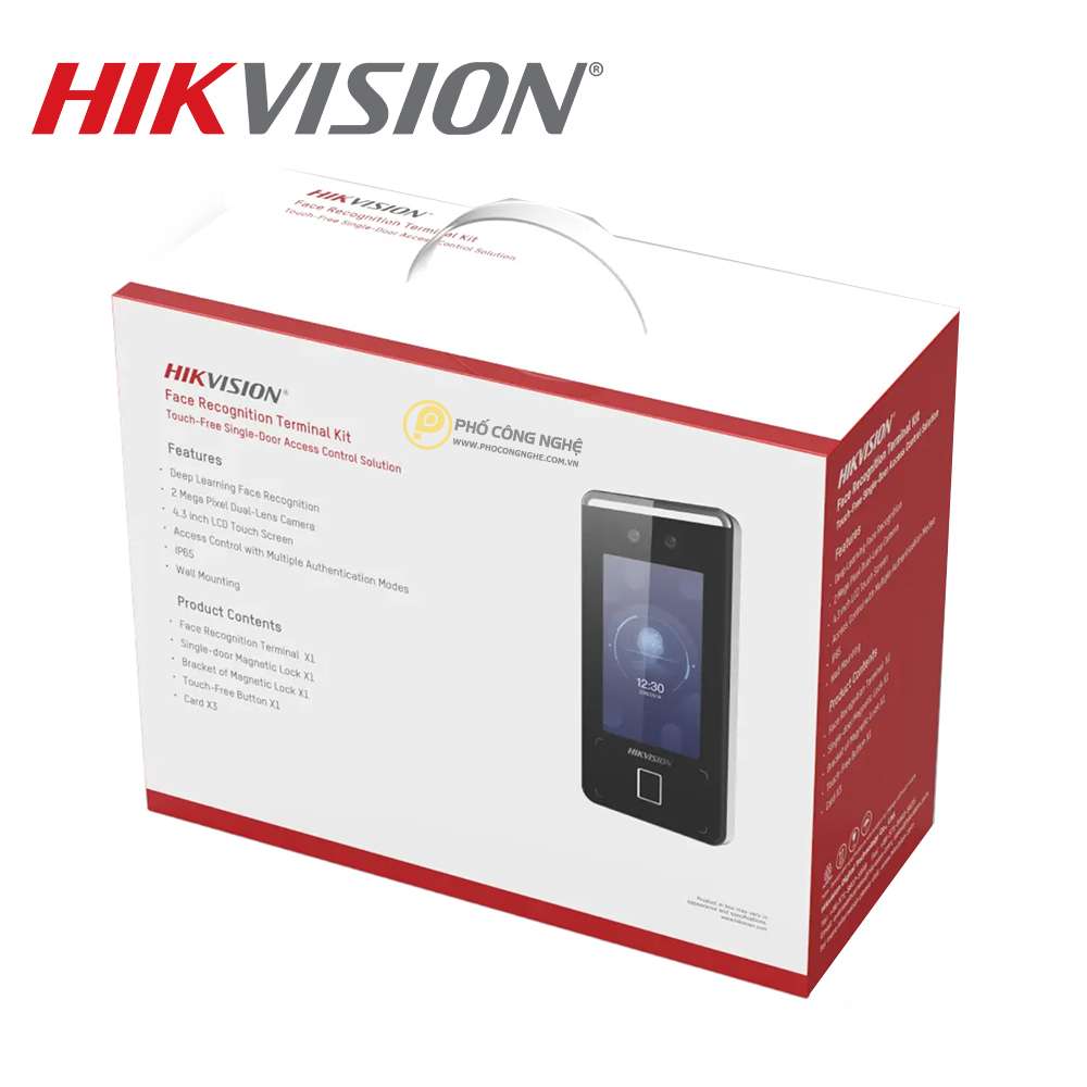 Bộ Kit kiểm soát ra vào bằng khuôn mặt Hikvision DS-KAS541