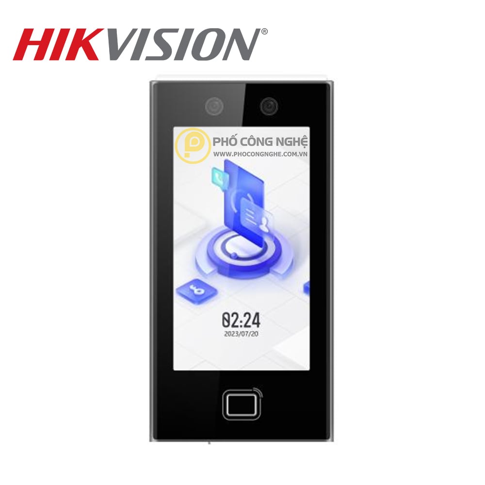 Máy chấm công khuôn mặt Hikvision DS-K1T670MFWX