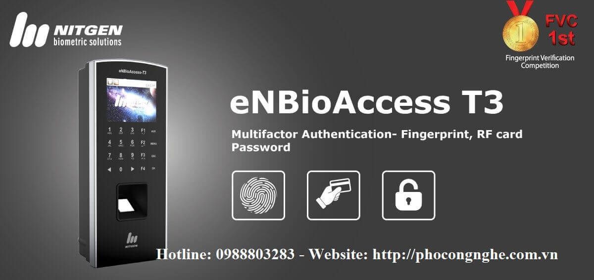 Máy chấm công vân tay Nitgen eNBioAccess-T3